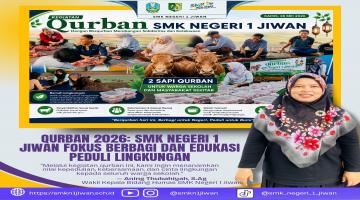 Qurban 2026: SMK Negeri 1 Jiwan Gandeng Kepedulian Lingkungan dalam Semangat Berbagi